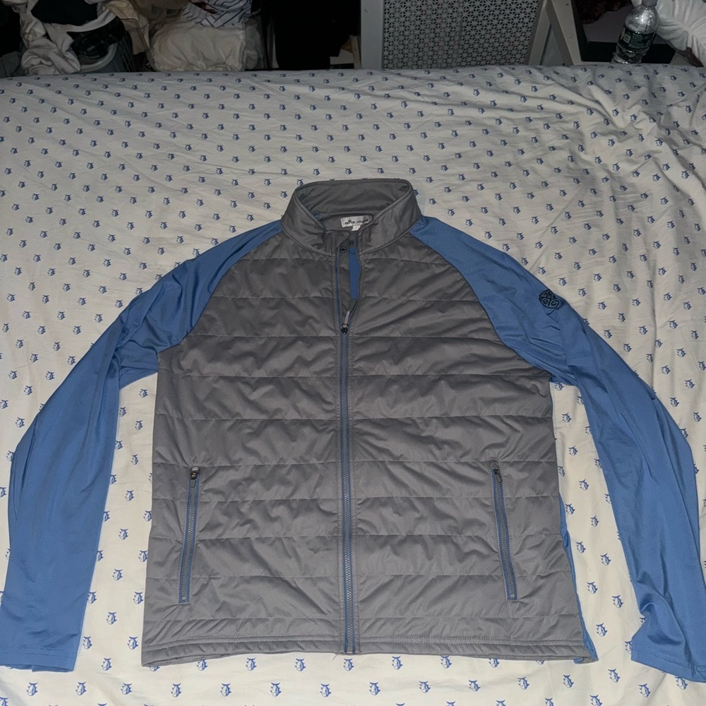 Peter Millar Flex Fit Lightweight zip up Golf Sweater